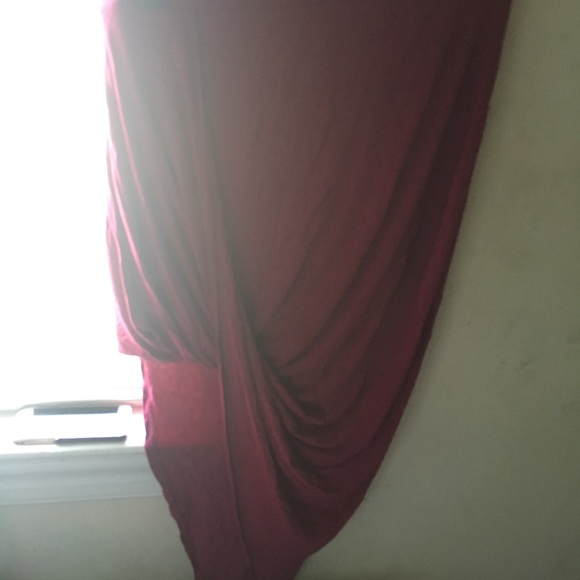 Short Wine Maxi skirt - Picture 1 of 4